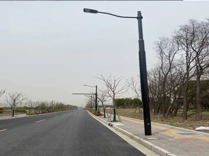长清区上海综合杆 太阳能路灯工程
